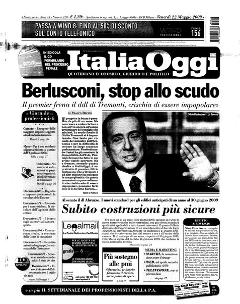 Italia oggi : quotidiano di economia finanza e politica